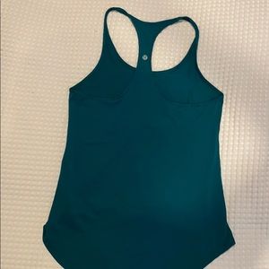 Lululemon green razor back tank